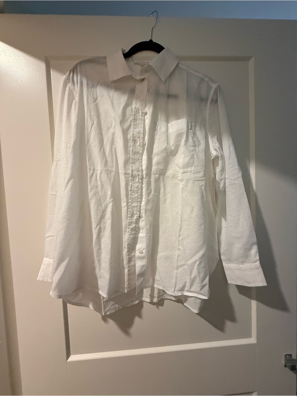 Treasure & Bond White Collared Button Shirt